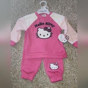 Hello Kitty Pink and White Kids Sweatsuit Set